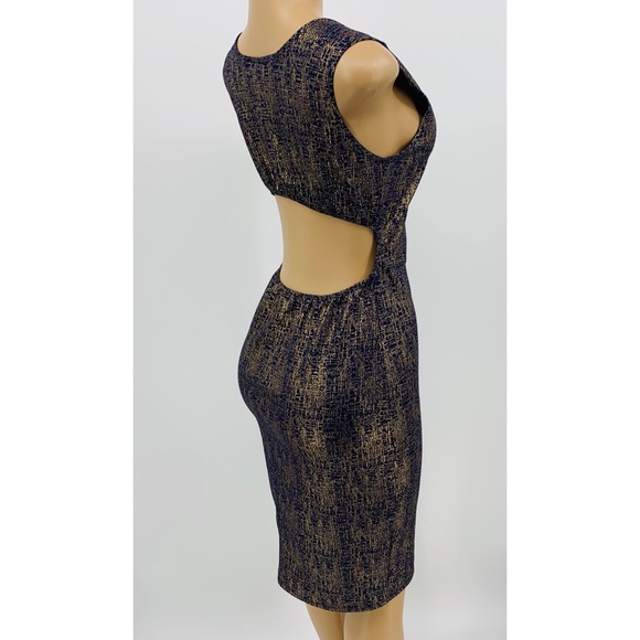 OUT OF ORDER SHIMMER BODYCON DRESS - Picture 6 of 8